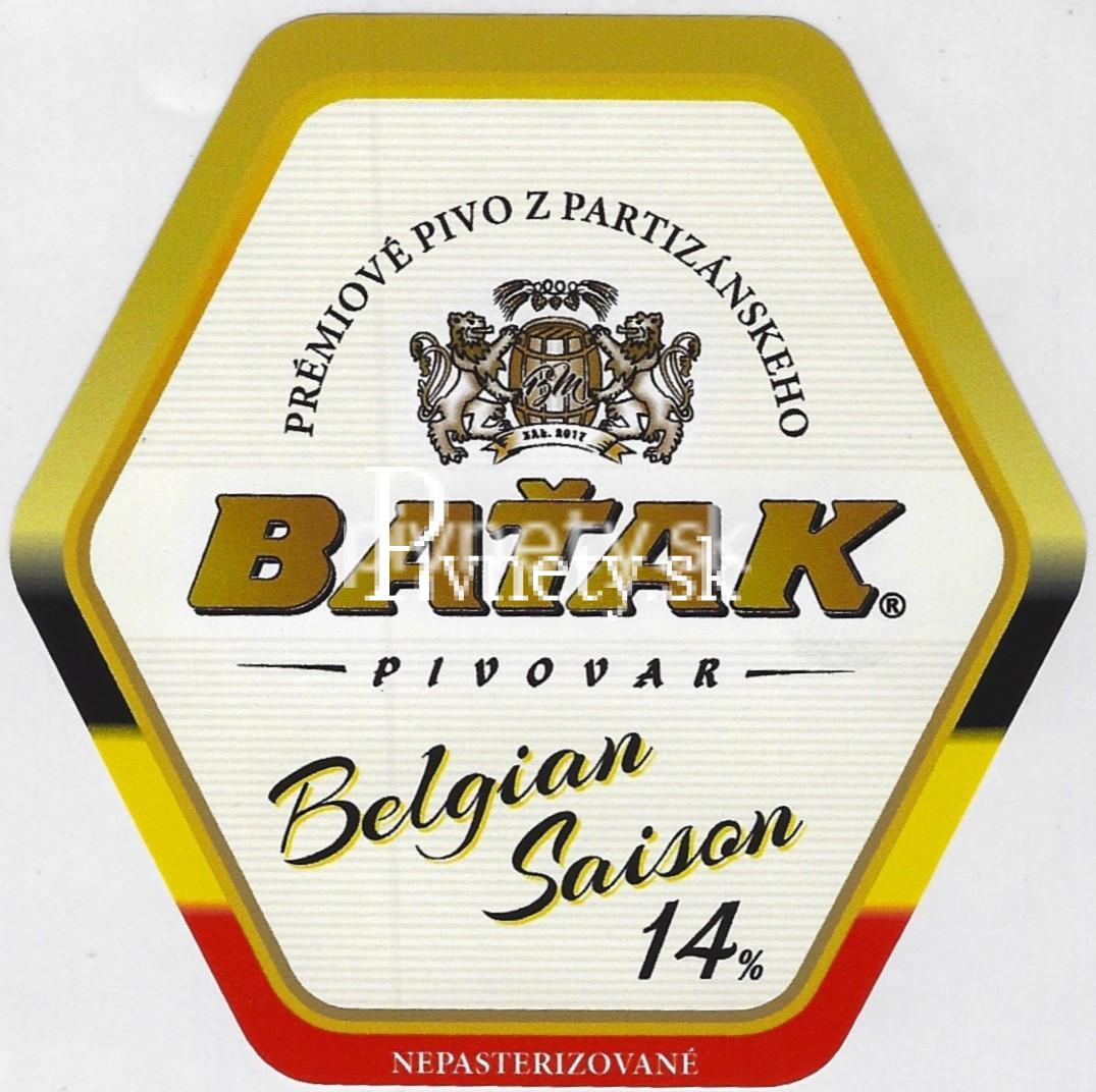 Baťak - Belgian Saison 14°
