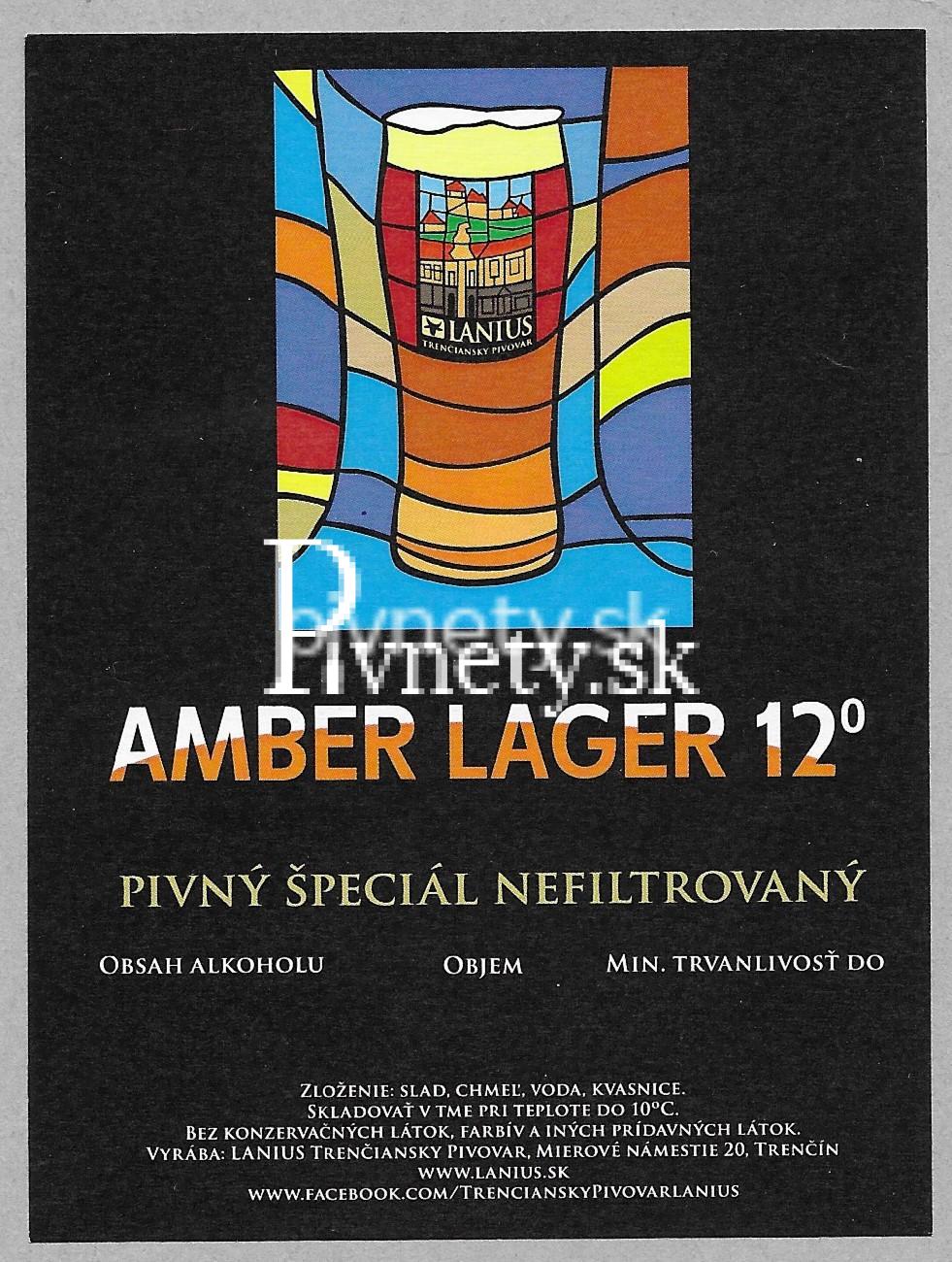 Lanius - Amber Lager 12°