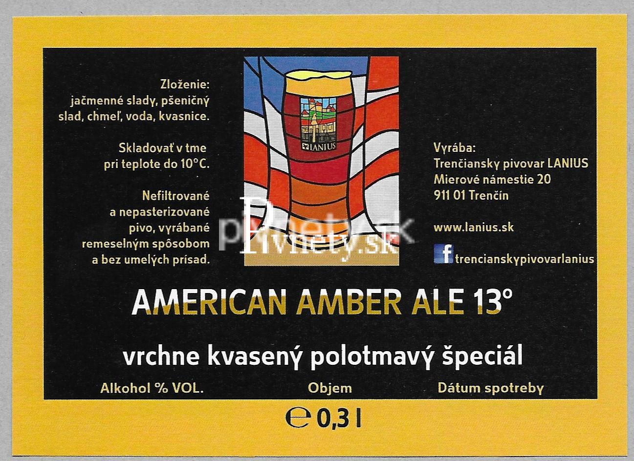 Lanius - American Amber  ALE 13°