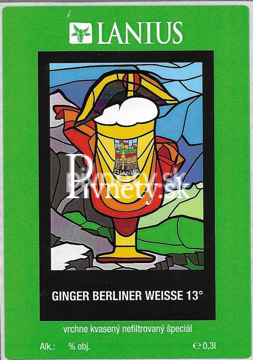 Lanius - Ginger Berliner Weisse 13°