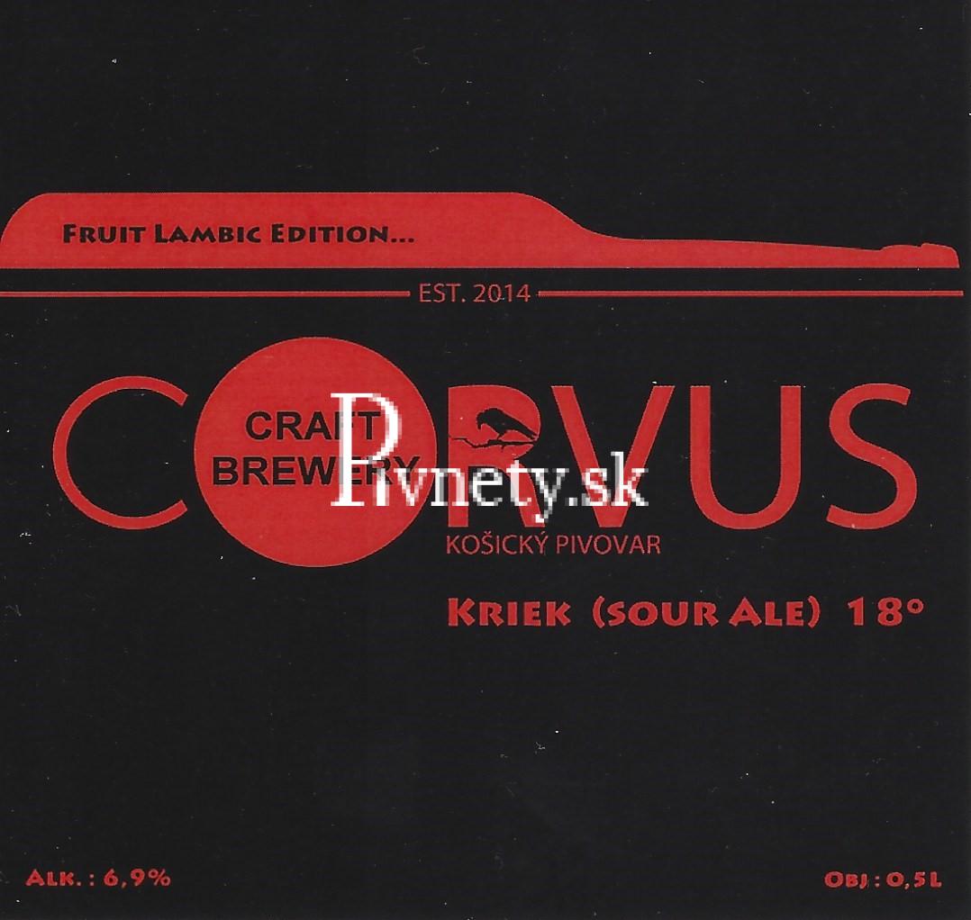 Corvus - Kriek (Sour Ale) 18°