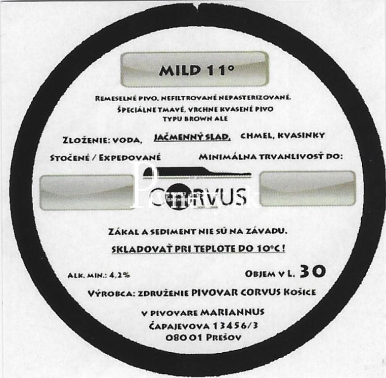 Corvus - Mild 11°