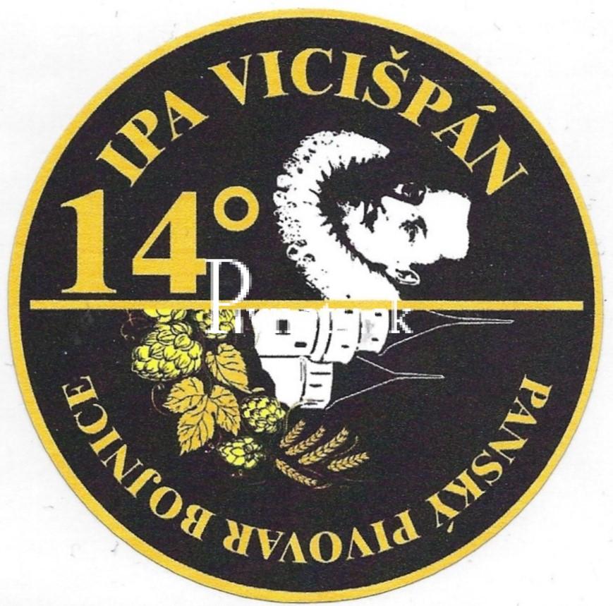 Pánsky pivovar Bojnice - IPA Vicišpán 14°