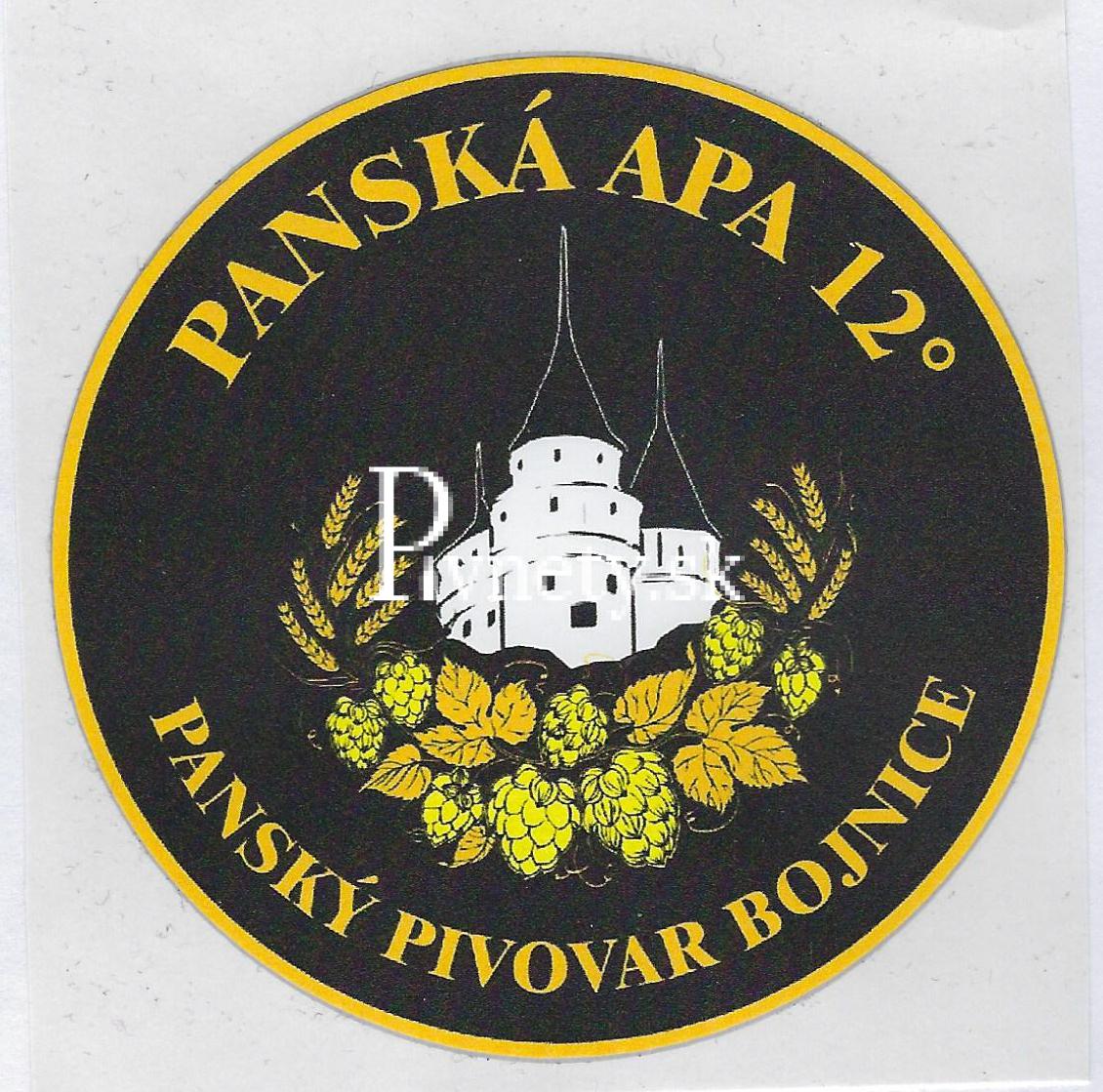 Pánsky pivovar Bojnice - Panská APA 12°