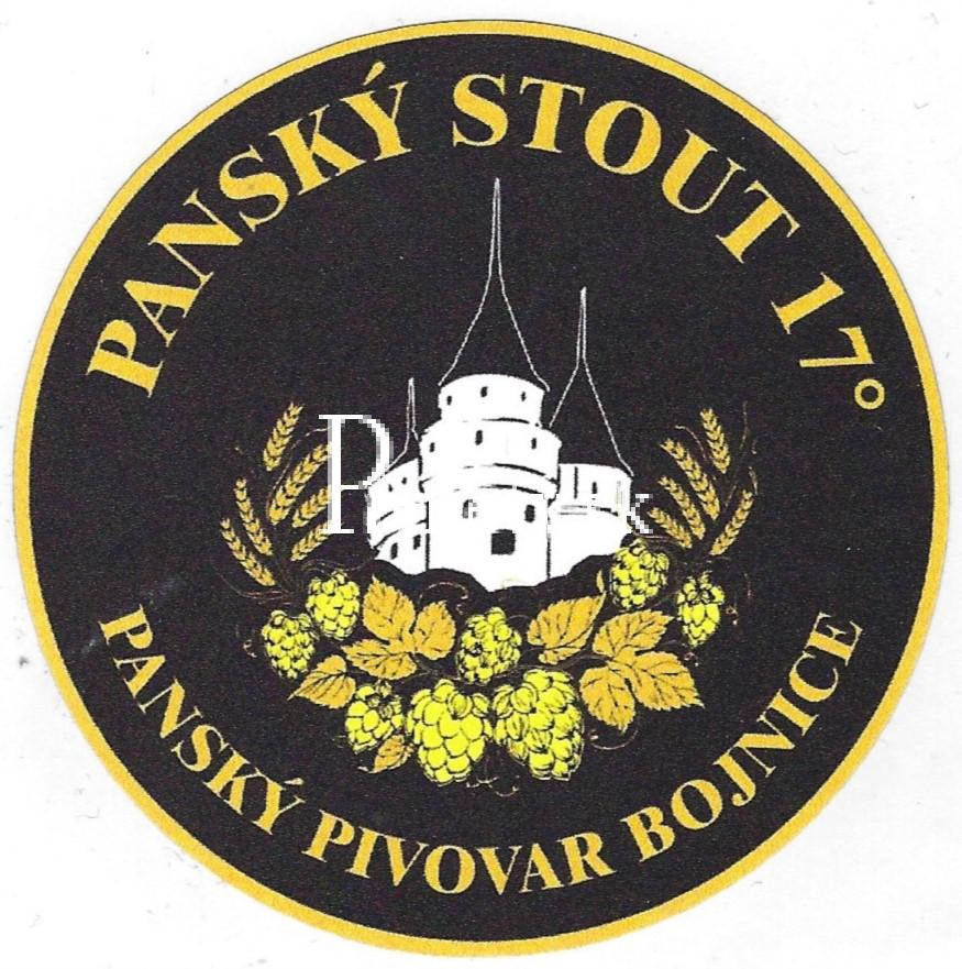 Panský pivovar Bojnice - Panský Stout 17°