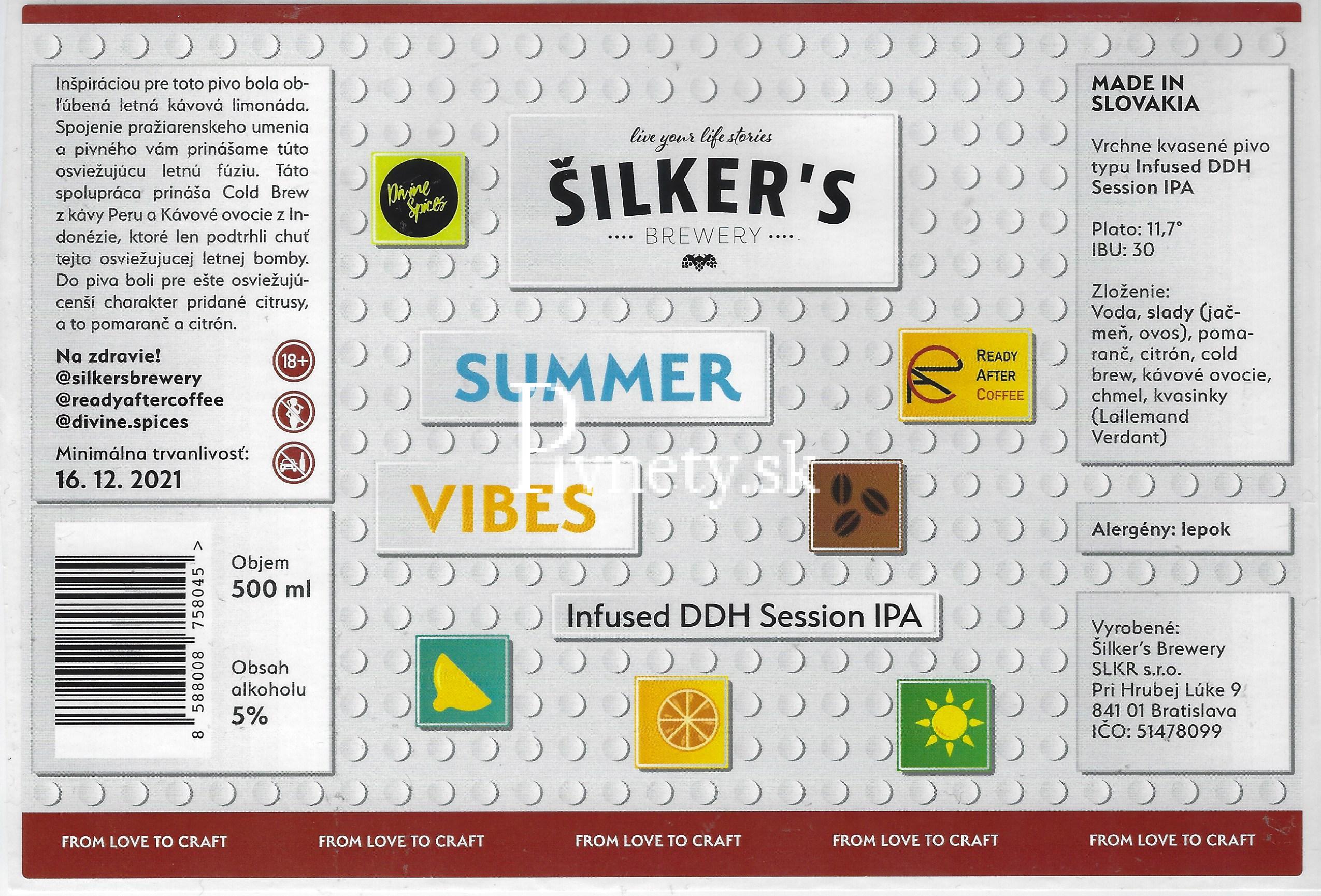 Šilker's Brewery - Summer Vibes 11,7°