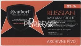 Sandorf - Russian Imperial Stout 23°