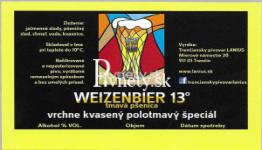 Lanius - Weizenbier 13° tmavá pšenica