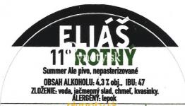 Pivovar Eliáš - Rotný 11°