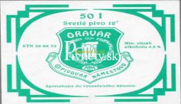 Oravar - Svetlé pivo 12°