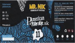 Mr.Nik - American Pale Ale 11°