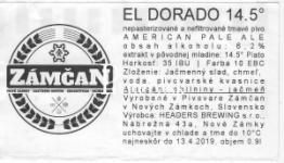 Zámčan - El Dorado 14,5°
