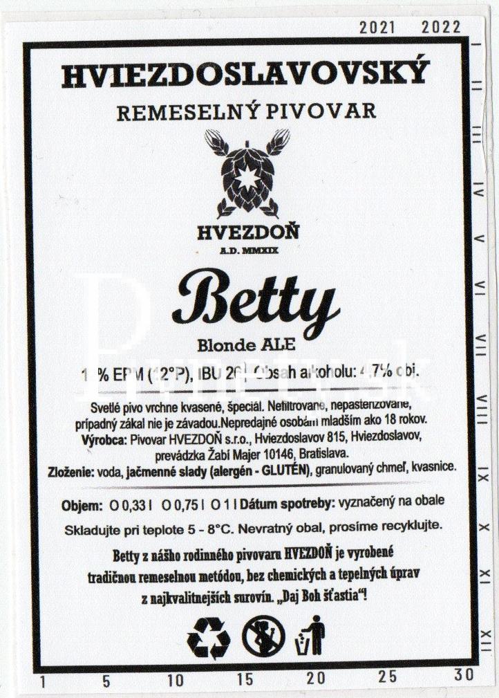 Betty 12° zadovka