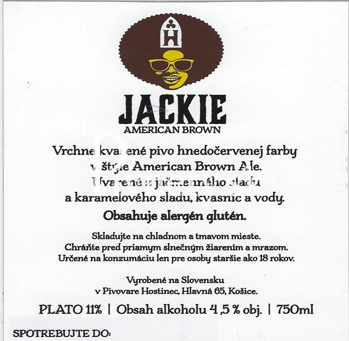 Hostinec - Jackie 11° (zadovka)