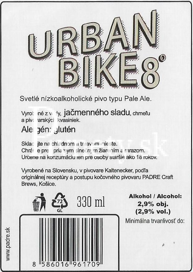 Padre - Urban Bike 8° (zadovka)