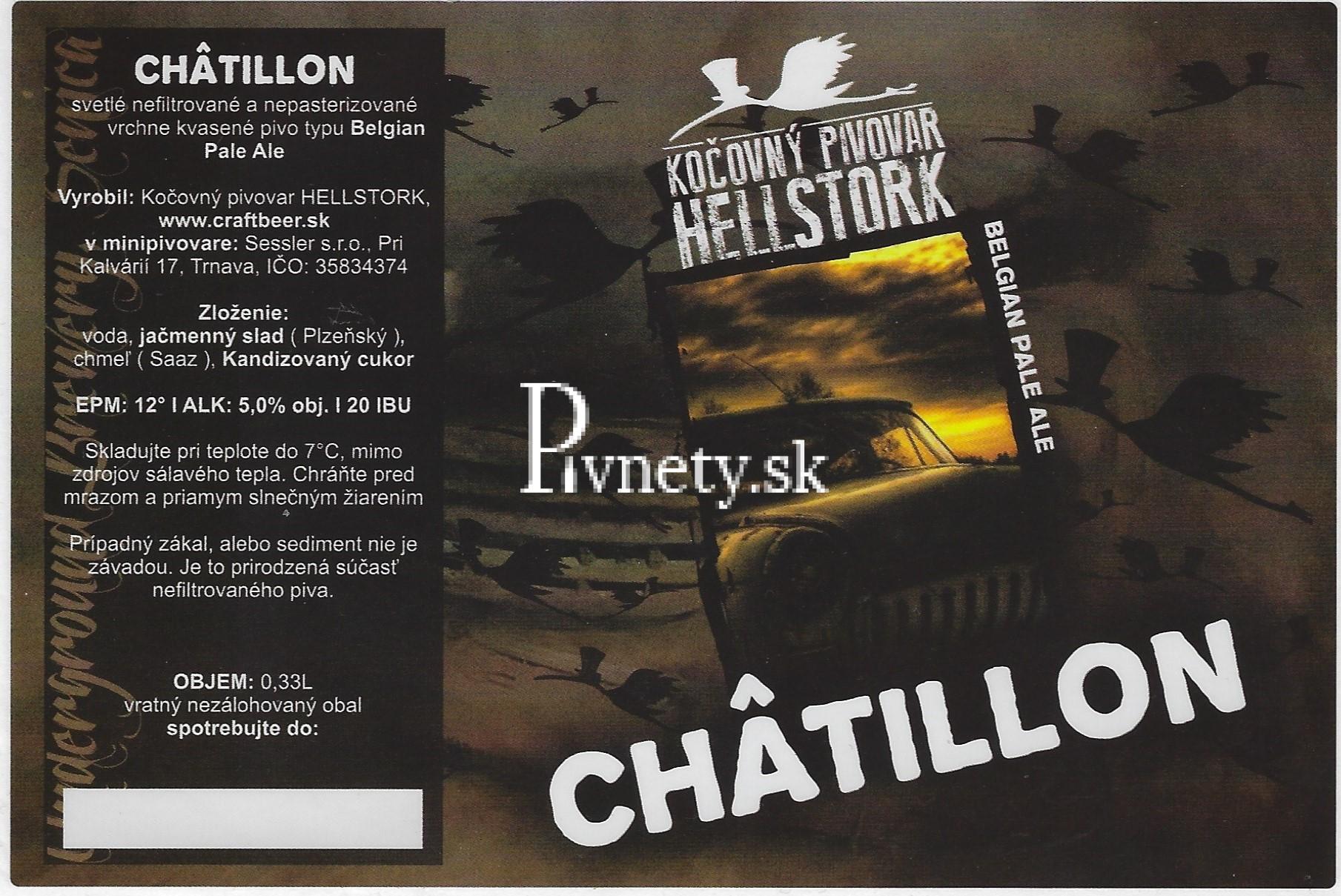 Kočovný pivovar Hellstork - Chatillon 12°
