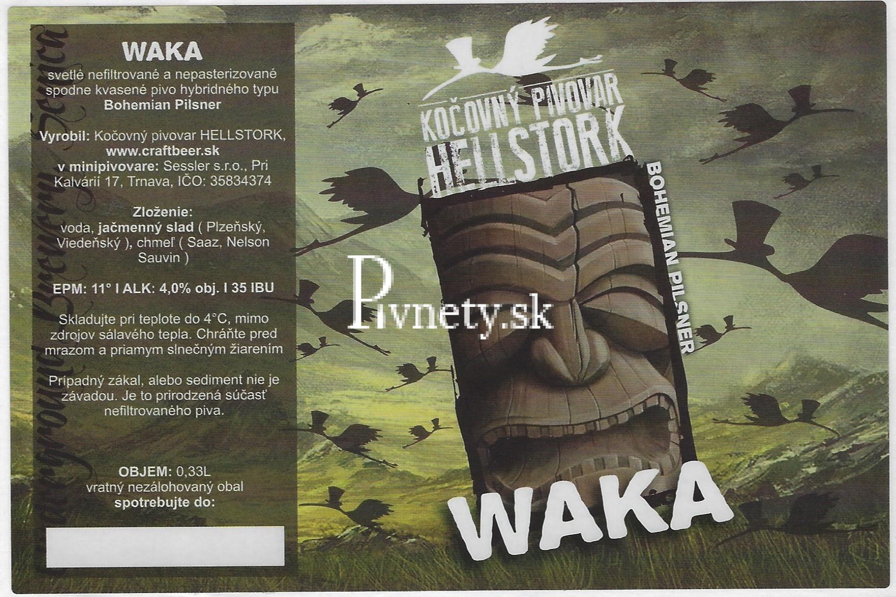 Kočovný pivovar Hellstork - Waka 11°