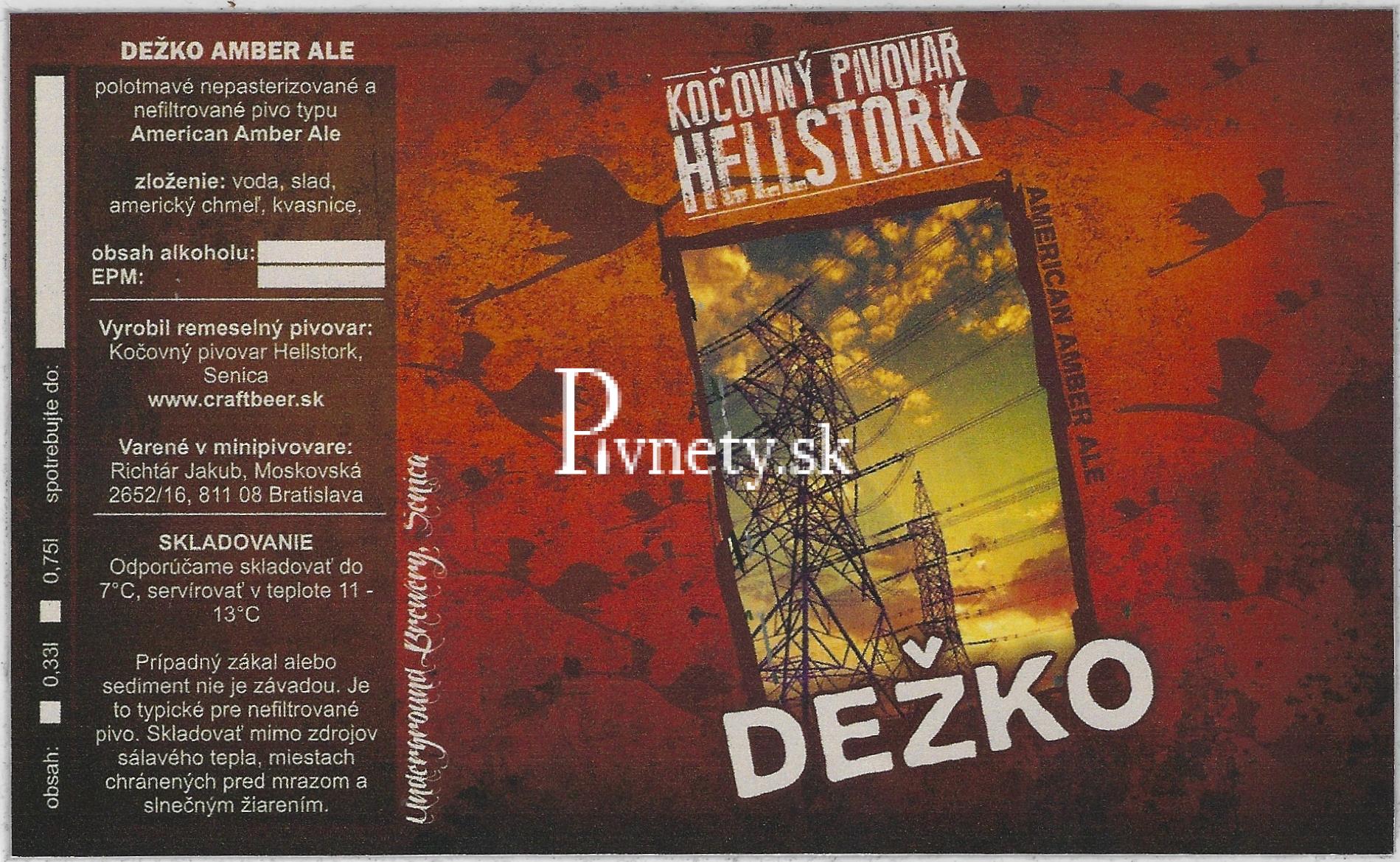Kočovný pivovar Hellstork - Dežko