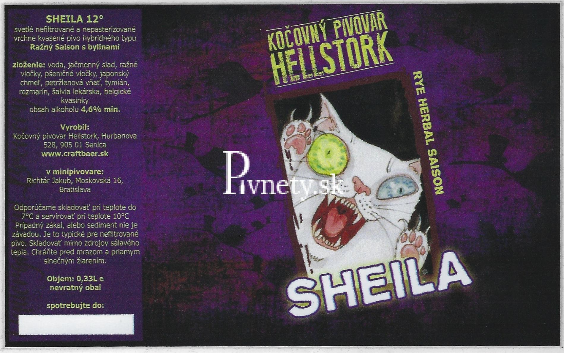 Kočovný pivovar Hellstork - Sheila 12°