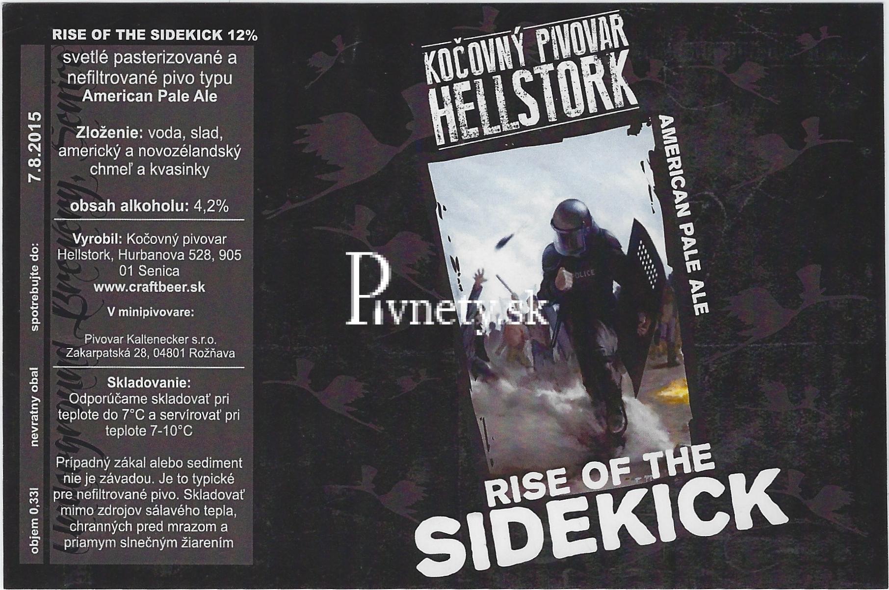 Kočovný pivovar Hellstork - Rise Of The Sidekick 12°